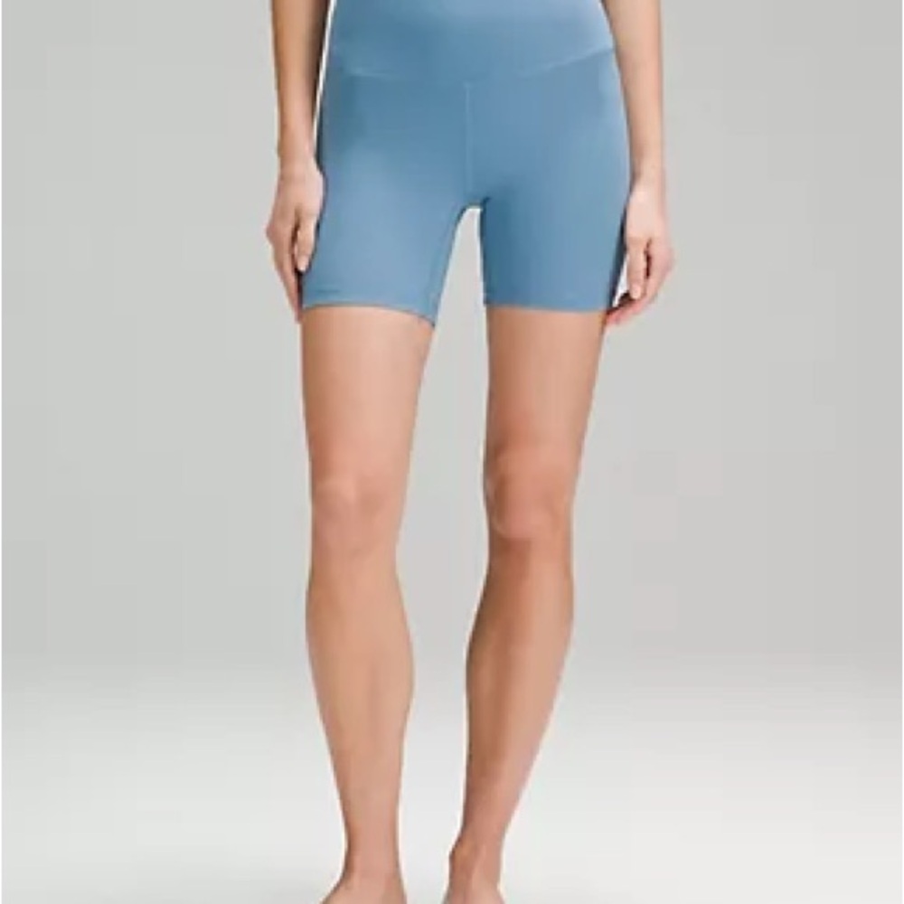Sz 12 | NWT | Lululemon Align high-rise short  6” | utility blue